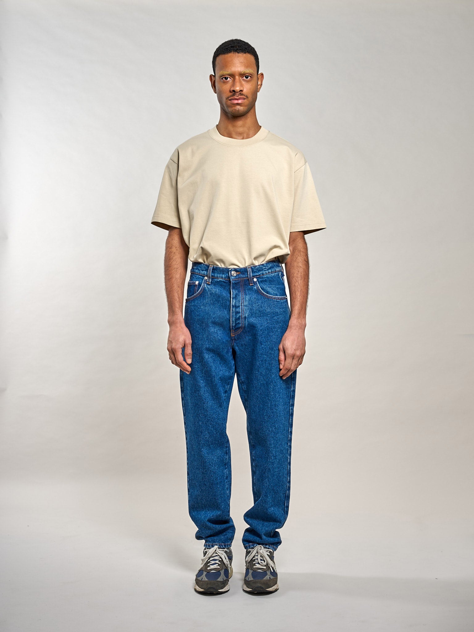 The Retro Reign Denim Pants Blue