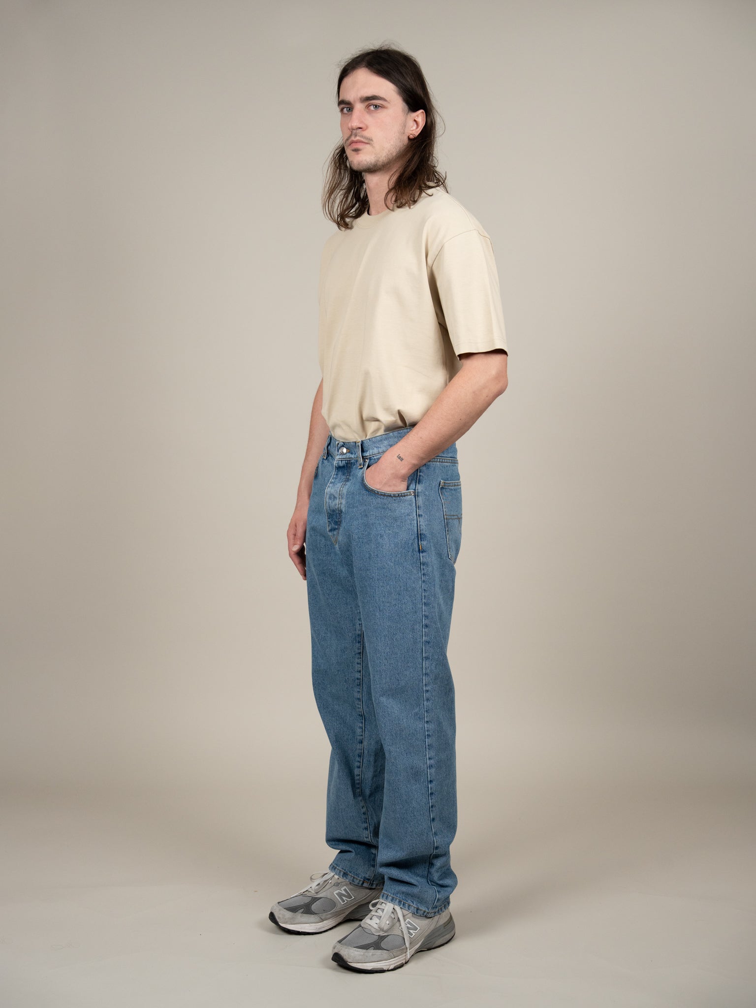 The Easy Denim Pants