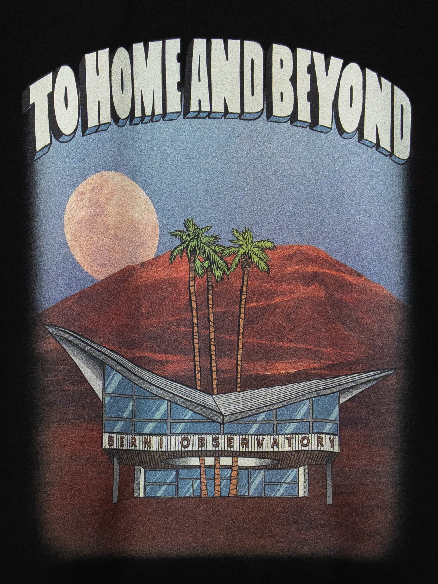 The Do Look Up Tee Black - Berni