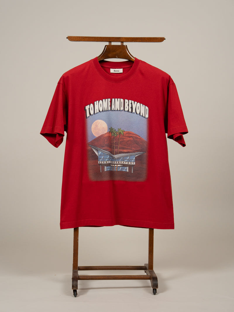 The Do Look Up Tee Rust Red - Berni