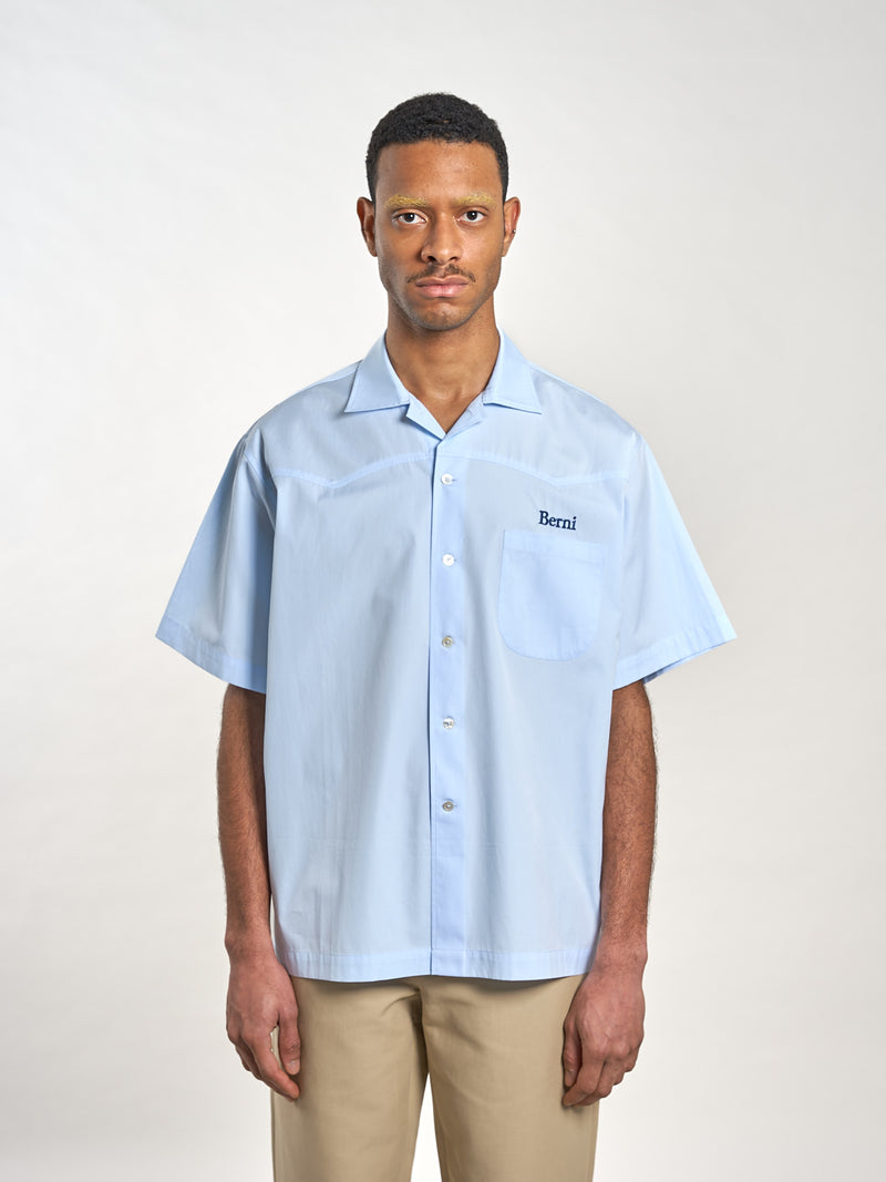 The Game Night Shirt Sky Blue - Berni