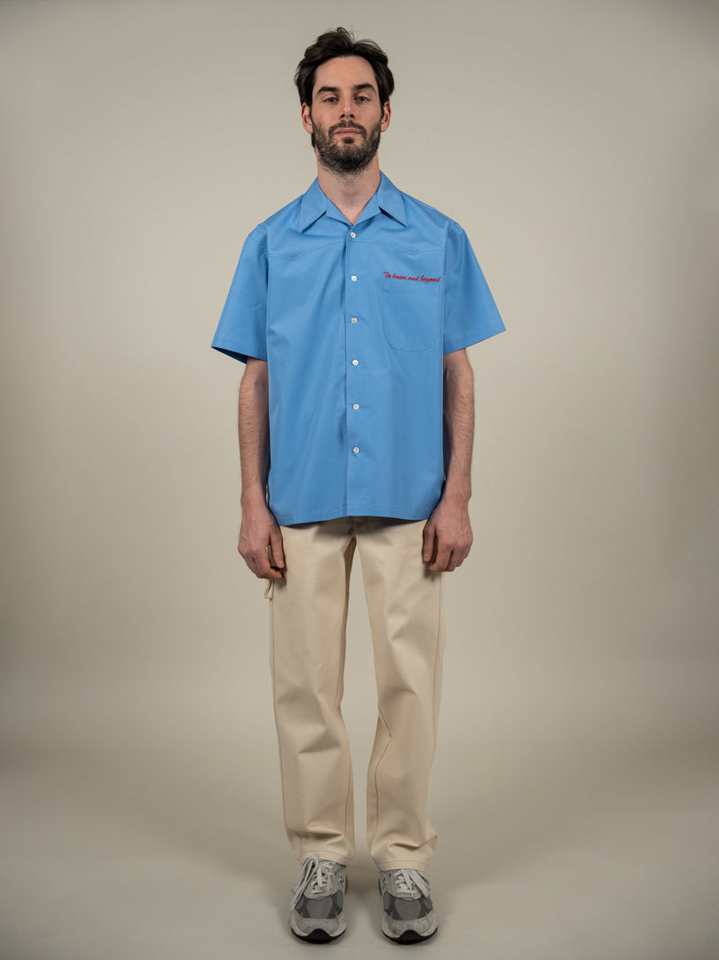 The House of Luck Shirt Pacific Blue - Berni
