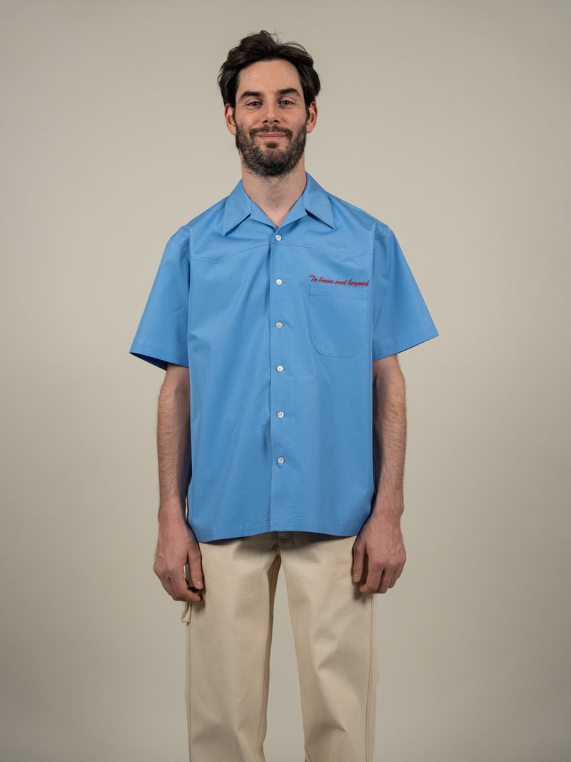 The House of Luck Shirt Pacific Blue - Berni