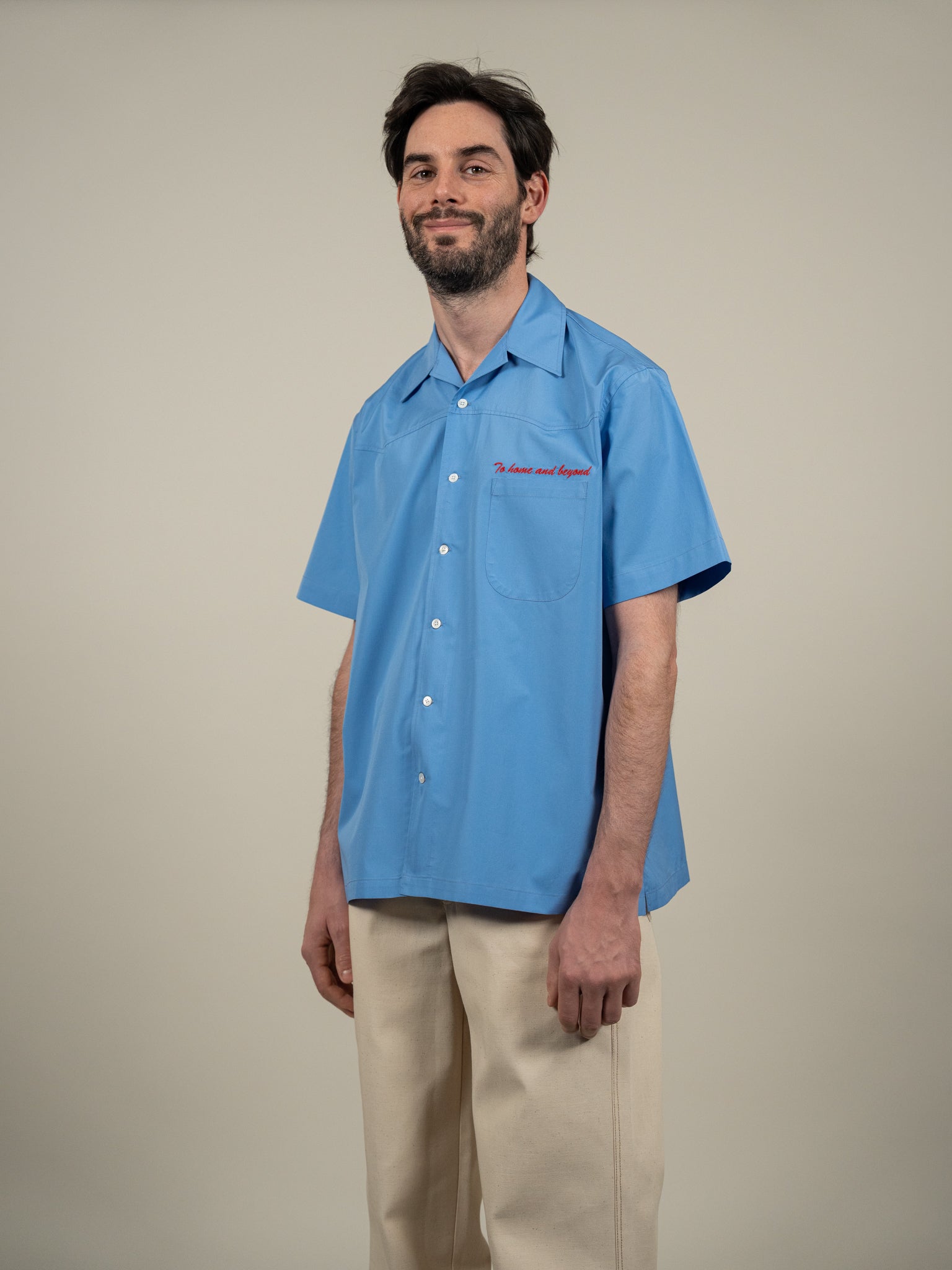 The House of Luck Shirt Pacific Blue - Berni