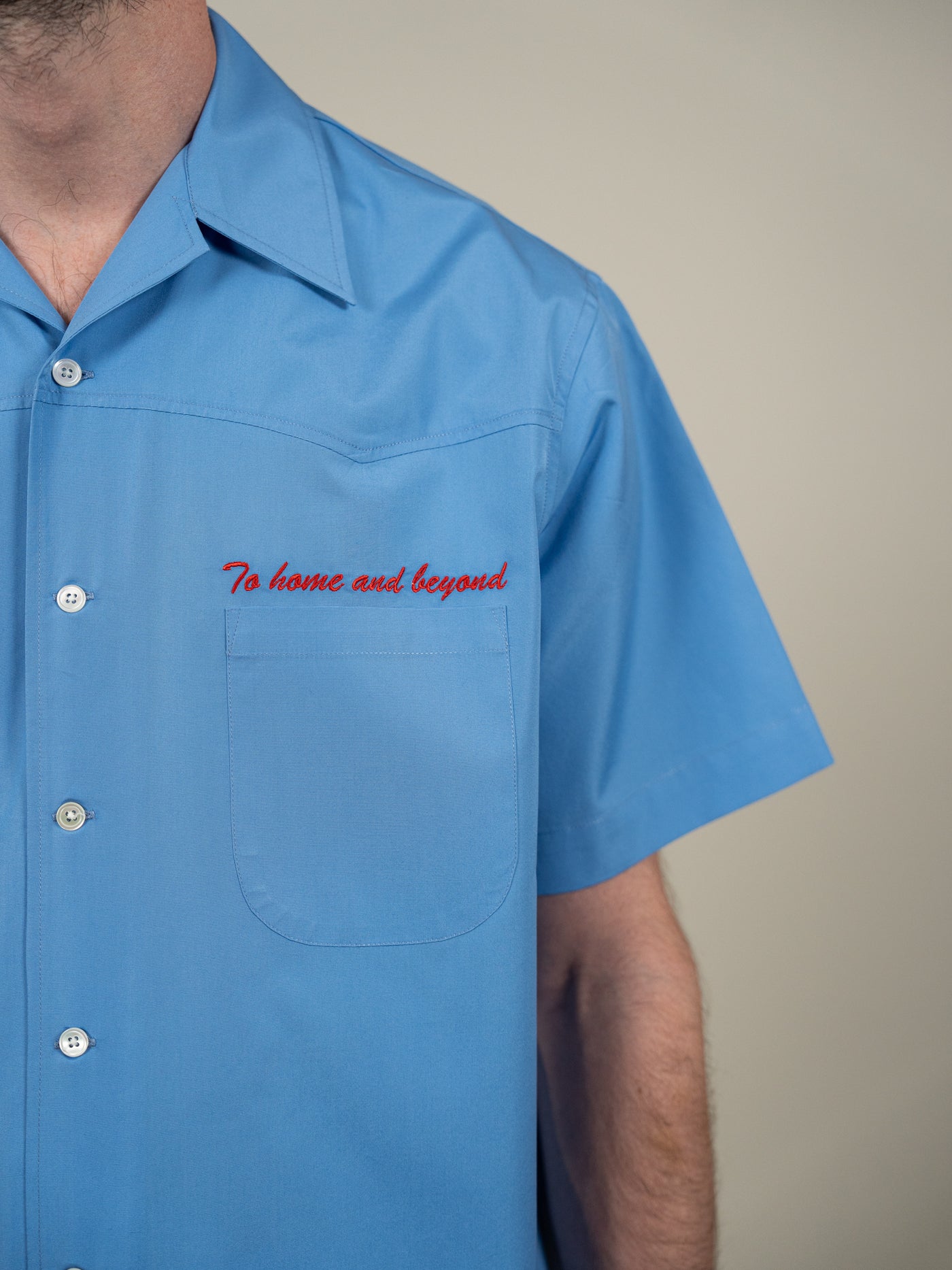 The House of Luck Shirt Pacific Blue - Berni