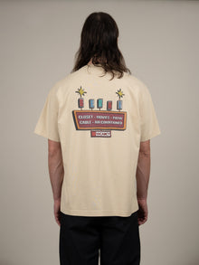 The Billboard Tee Limestone - Berni